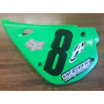1992-97 Kawasaki KX80 KX100 Left Side Cover 36030-5023-6W 36001-1476