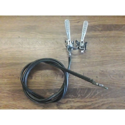 Shimano Positron I Dual Cable Stem Shifter Set with Cable
