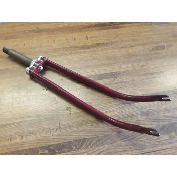 CCM Bicycle Fork for 28in Wheel circa 1950s Burgundy - NOS