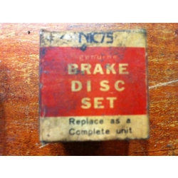 Nankai NK75 Genuine Brake Disc Set for New Departure Coaster Hub