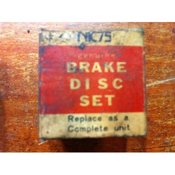 Nankai NK75 Genuine Brake Disc Set for New Departure Coaster Hub