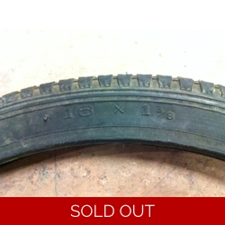 16x1 3/8 ISO 37-349 IRC Junior Tire - NOS