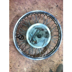 1969 Triumph TR25W Trophy 250 Front Wheel and Drum Plate W3465