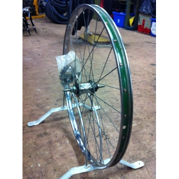 24x1 3/8 ISO 540 Shimano Rigida Superchromix Steel Rear Coaster Wheel - NOS