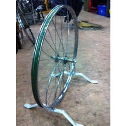 26x1 1/2x1 3/8 650B ISO 584 Rigida Superchromix Suzue Rear Threaded Wheel