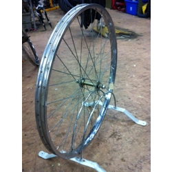 26x1 1/2 F12 ISO 571 Suzue CCM Chrome Steel Front Wheel 1