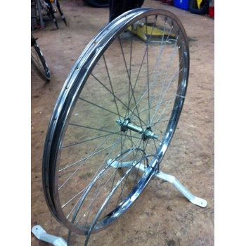 26x1 1/2 F12 ISO 571 CCM Chrome Steel Front Wheel