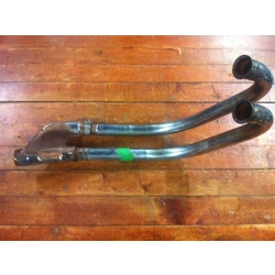 1978-79 Yamaha XS750S Special Centre and Right Head Pipes with Manifold 2G2-14702-01 2G2-14621-00