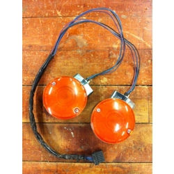 1994-21 Harley Davidson FLHP FLHR FLHT Road King Electra Glide Front Signal Lights 68766-94