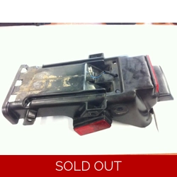 1986-88 Yamaha FZ600 Outer Rear Fender with License Plate Bracket & Light