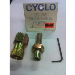 Cyclo CYC1302 Dual Freewheel Puller for Suntour 4-prong and Shimano MF Freewheels - NOS