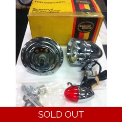 Sturmey Archer Front Dyno Hub & Front / Rear Light Set NOS