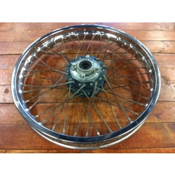 1974-75 Kawasaki S3 Mach II 400 Front Wheel 41074-036