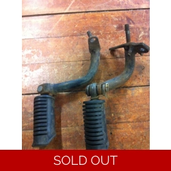 1969-71 Honda CB450 Driver Foot Pegs and Brackets - Pair