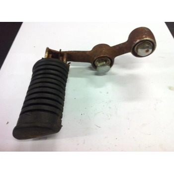 1980-82 Suzuki GN400 Front Left Foot Peg and Bracket 43520-37300 43560-373000