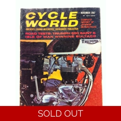 Cycle World Magazine November 1967 - Triumph and Bultaco Tests