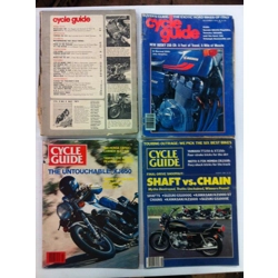 Cycle Guide Magazines '71-'81 Lot of 5