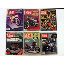 Cycle Guide Magazines '81-'87 Lot of 9