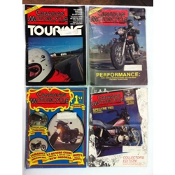 Canadian Motorcycle Rider Magazines '81-'83 Lot of 8