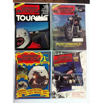 Canadian Motorcycle Rider Magazines '81-'83 Lot of 8