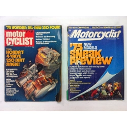 Motorcyclist Magazine April 1972 and September 1974