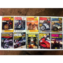 Motorcyclist Magazine March '85 - June '90 - Lot of 10