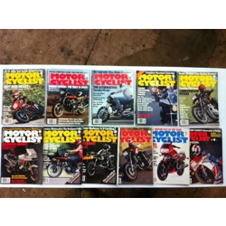 Motorcyclist Magazine February '81 - October '84 - Lot of 11
