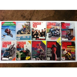 Canadian Biker Magazine December '89 - December '94 - Lot of 10