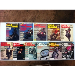 Cycle Canada Magazine January '81 - December '82 - Lot of 11