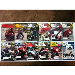 Cycle Canada Magazine March '81 - December '84 - Lot of 12