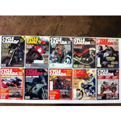 Cycle Canada Magazine November '83- December '86 - Lot of 10