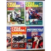Cycle Canada Magazine January '87- Nov/Dec '87 - Lot of 11