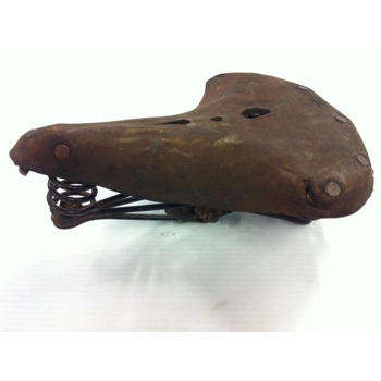 Leatheries Women's Antique Leather Bicycle Saddle Circa 1910