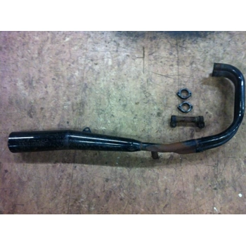1983-89 Kawasaki ZX550A GPZ550 Right Exhaust Headers Flanges Muffler 18001-1495 18049-1220