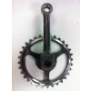 Right Crank and Chainring for Vintage Children's Bike 4 1/2in - NOS