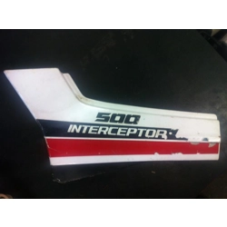 1984-85 Honda VF500F Interceptor Left Side Cover 837A0-MF2-000