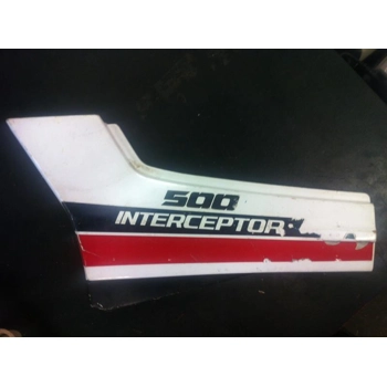 1984-85 Honda VF500F Interceptor Left Side Cover 837A0-MF2-000