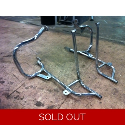 1981 Honda GL1100 Goldwing Interstate Saddle Bag Brackets / Guards - Pair