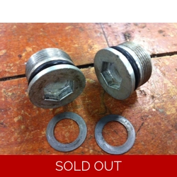 1979 Honda CB650 CB 650 Fork Stanchion Caps - Pair