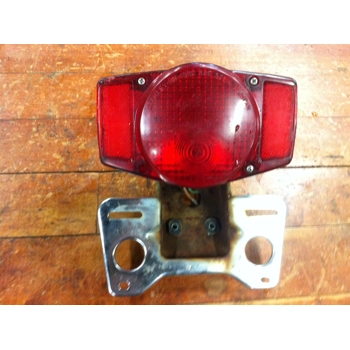 1976-79 Honda CB550K CB650 CB750A CB750K Tail Light and Bracket 33701-341-910 84700-393-670