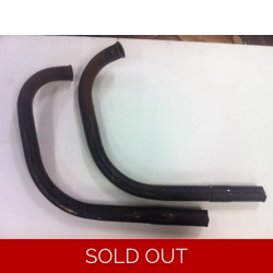 1976-78 Kawasaki KZ750B KZ 750 Twin Exhaust Head Pipes - Pair