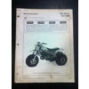 1981 Honda ATC250R Dealer Set-up Manual plus 1983 Service Addendum
