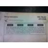 1981 Honda ATC250R Dealer Set-up Manual plus 1983 Service Addendum