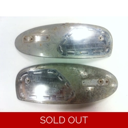 1967 Yamaha YR1 YR-1 Fuel Tank Side Covers Knee Pad Panels - Pair