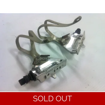 Pédales Shimano 600 PD-A550 Vintage NOS (New Old Stock) - Pour Cales - Manque 4 Vis