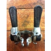 Suntour PDL-S Power Shifter Ratcheting Friction Down Tube Shifter Set - NOS