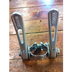 Suntour LD-2300 Aluminum Friction Down Tube Shifter Set - NOS