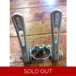 Suntour LD-2300 Aluminum Friction Down Tube Shifter Set - NOS