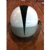 Vintage Motorcycle Helmet with Tinted Flip Visor circa 1964