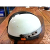 Vintage Motorcycle Helmet with Tinted Flip Visor circa 1964